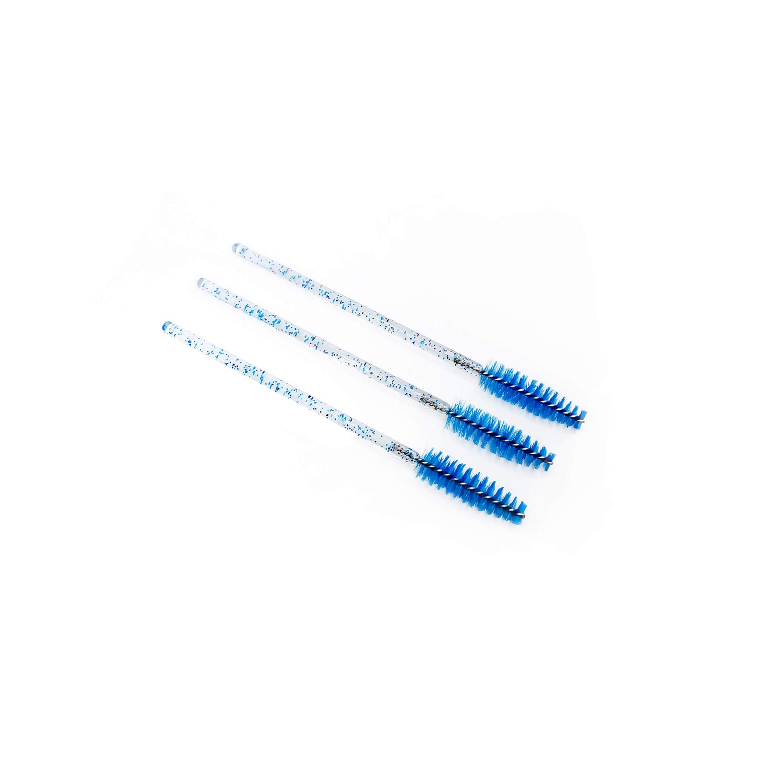 💎 cepillos para pestañas escarchados azules | Tienda WOWMA