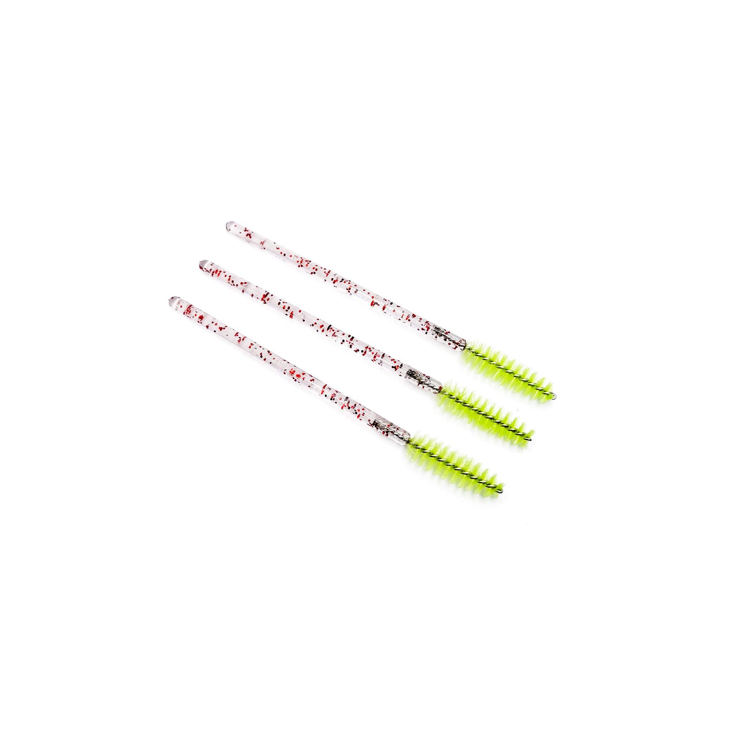 💎 cepillos para pestañas escarchados verdes | Tienda WOWMA