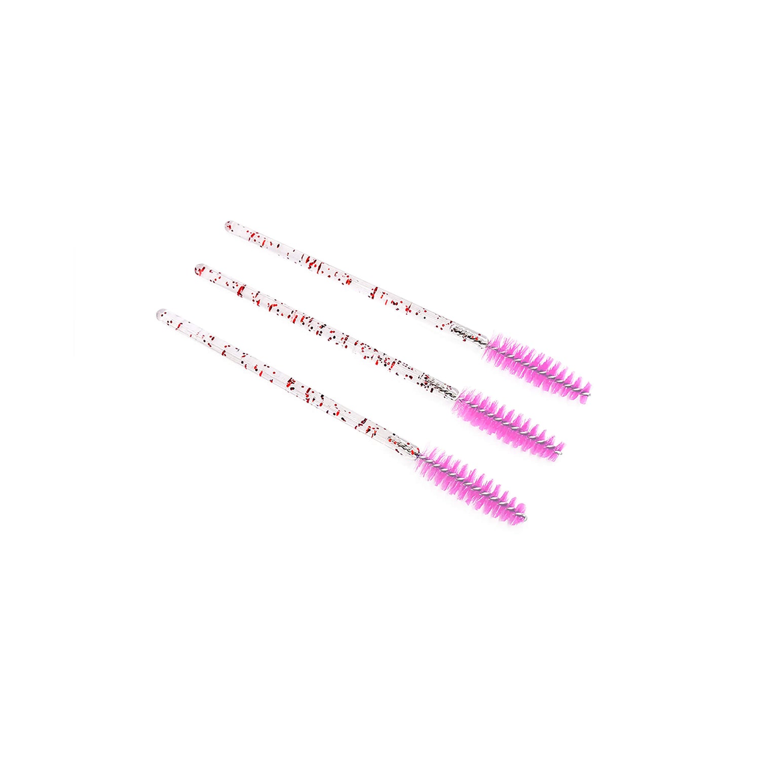 💎 cepillos para pestañas escarchados rosados | Tienda WOWMA